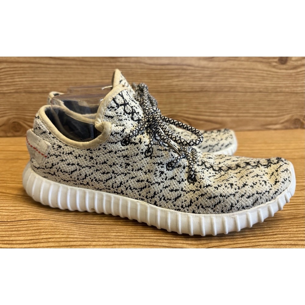 Adidas Yeezy Boost 350 Turtle Dove‎ Mens Sz 8 (41) Black Sneakers Shoes - Picture 2 of 8